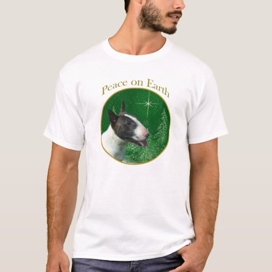 Bull Terrier Peace T-shirt (Voorkant)