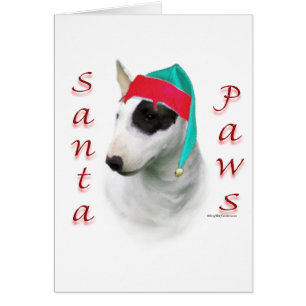 Bull Terrier Père Noël Paws