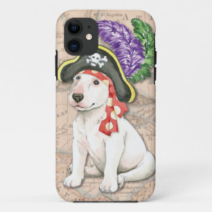 Bull Terrier Pirate iPhone 11 Hoesje