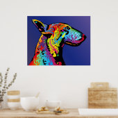 Bull Terrier Poster (Keuken)