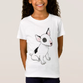 Bull Terrier pup T-shirt klassiek (Voorkant)