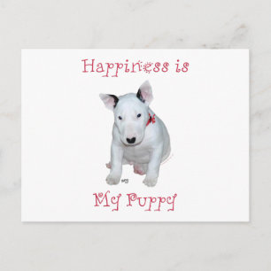 Bull Terrier Puppy Briefkaart
