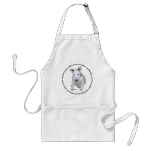 Bull Terrier Puppy Ditties Standaard Schort