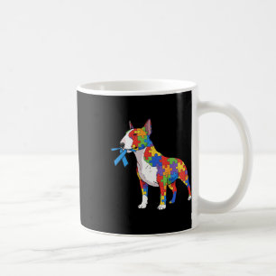 Bull Terrier Puzzel Autisme Bewustzijn Autistische Koffiemok
