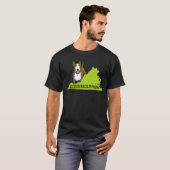 Bull Terrier Rescue van VA LOGO T-shirt (Voorkant volledig)