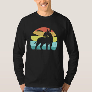 Bull Terrier Retro  Sunset Bull Terrier T-shirt