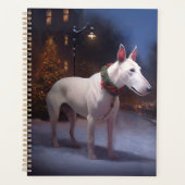 Bull Terrier Saison de Noël festive (Devant)