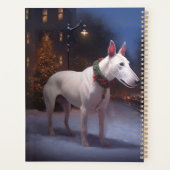 Bull Terrier Saison de Noël festive (Dos)