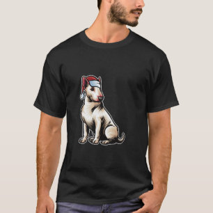 Bull Terrier Santa Claus Pet Merry Christmas Dog X T-shirt