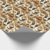  Bull Terrier schilderij Cadeaupapier (Hoek)