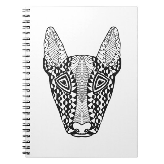 Bull Terrier Sketch Notitieboek (Voorkant)