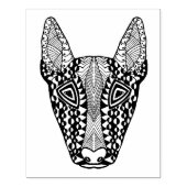 Bull Terrier Sketch Rubberstempel (Afrduk)
