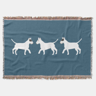 Bull Terrier Throw Blanket Deken