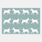 Bull Terrier Wrapping Paper Sheets (Voorkant 2)