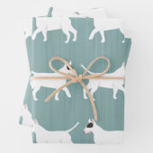 Bull Terrier Wrapping Paper Sheets (In situ)