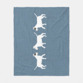 Bull Terriers Fleece Blanket Deken (Voorkant)