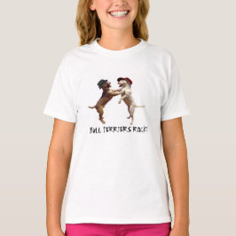 Bull Terriers Rock! T-shirt met lange hoes