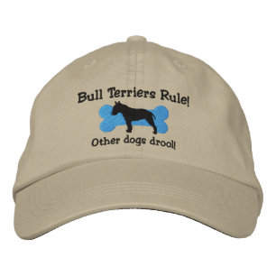 Bull Terriers Rule geborduurd Pet