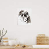 Bull Time Dog Poster (Keuken)