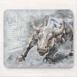 Bull Toro Market Mercado Stock Money Dinero Gold Muismat