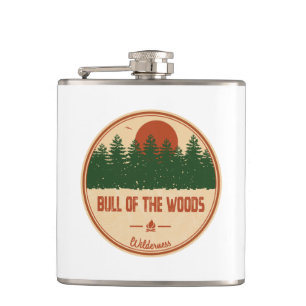 Bull van de Bossen Wilderness Oregon Heupfles