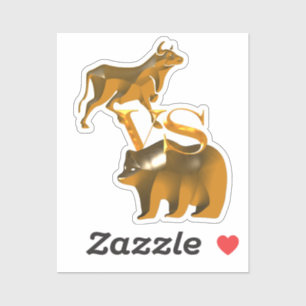 Bull versus Beer Sticker