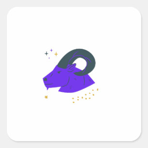 Bull Vierkante Sticker