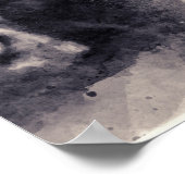 Bull Waterverf Abstracte Art Poster (Hoek)