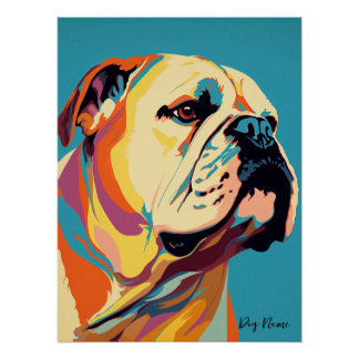 Bulldog 001 - Bruno Pokopen Perfect Poster