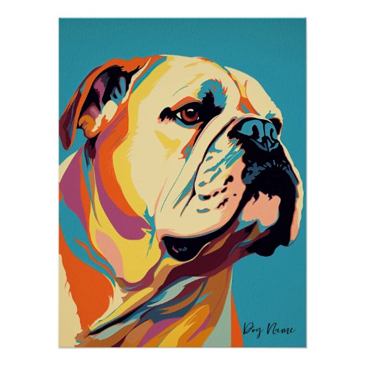 Bulldog 001 - Bruno Pokopen Perfect Poster (Voorkant)