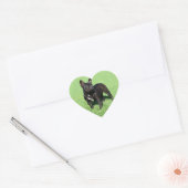 Bulldog 2 hart sticker (Envelop)