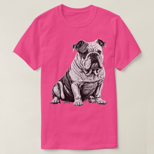 Bulldog 8 t-shirt (Design voorkant)