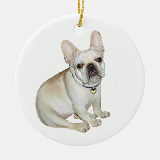 Bulldog (A) Keramisch Ornament (Voorkant)