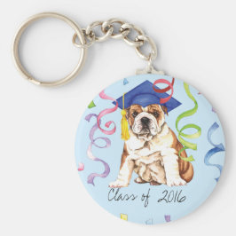 Bulldog Afstuderen Sleutelhanger