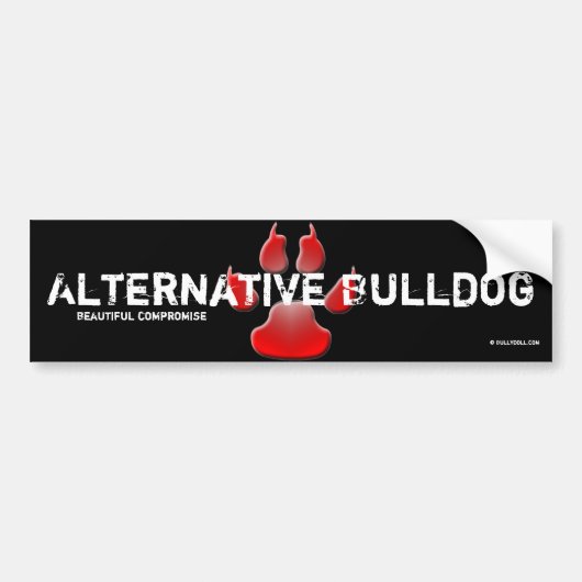 Bulldog Alternative Sticker (Devant)