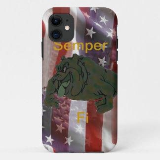 Bulldog American Flag I Phone 5 Hoesje