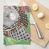 Bulldog anglais et Bulldog français serviette de c (Quart Plié)