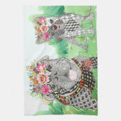 Bulldog anglais et Bulldog français serviette de c (Vertical)