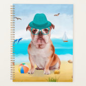 Bulldog anglais sur la plage (Devant)