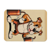 Bulldog Art Magnet (Horizontal)