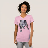 Bulldog Art T-shirts Shirt Bulldog (Voorkant volledig)