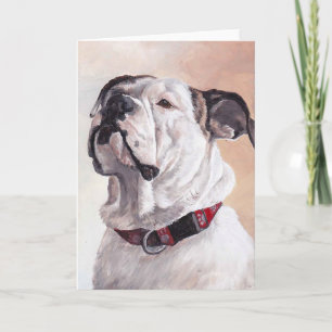 Bulldog Art Wenskaart Kaart