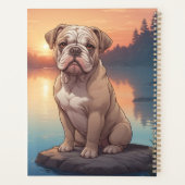 Bulldog au bord du lac (Dos)