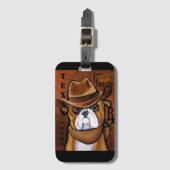 Bulldog Bagagelabel (Voorkant (verticaal))
