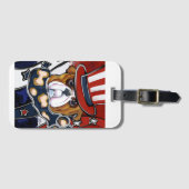 Bulldog Bagagelabel (Voorkant (horizontaal))