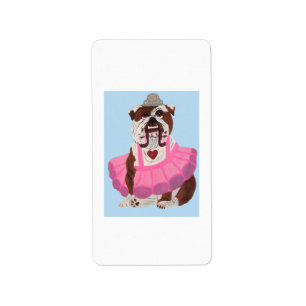 Bulldog Ballerina Etiket