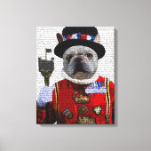 Bulldog Beefeater Canvas Afdruk (Voorkant)