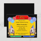 Bulldog Birthday Barker Kaart (Voorkant / Achterkant)