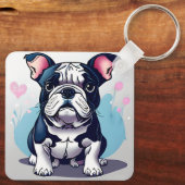 Bulldog Bliss Sleutelhanger (Achterkant)