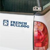 Bulldog Blue Bumpersticker (Op Truck)